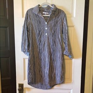 *BOGO closet deal* Black and White Checkered Shirt Dress